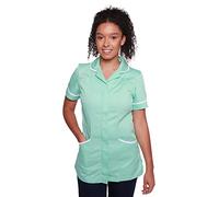 Mirabella Health & Beauty Women's Nightingale Healthcare Tunic Uniform Eau de Nil-White 10 UK