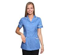 Mirabella Health & Beauty Women's Nightingale Healthcare Tunic Uniform Hospital Blue-White 6 UK