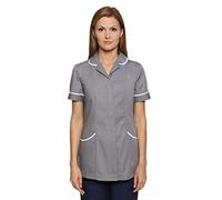 Mirabella Health & Beauty Women's Nightingale Healthcare Tunic Uniform Hospital Grey-White 6 UK