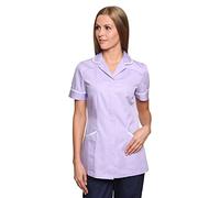 Mirabella Health & Beauty Women's Nightingale Healthcare Tunic Uniform Lilac-White 6 UK