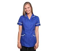Mirabella Health & Beauty Women's Nightingale Healthcare Tunic Uniform Royal-White 6 UK
