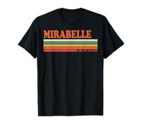 Mirabelle Retro Personalized First Name Vintage Stripes Value Graphic T-Shirt