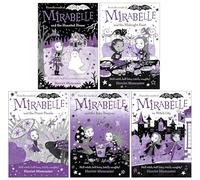 Mirabelle Series by Harriet Muncaster Illustrated 5 Books Collection Set (Mirabelle: The Haunted House, The Midnight Feast, The Picnic Pranks, The Baby Dragons & Witch City)