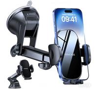 Miracase Car Phone Holder for Cars Dashboard Windscreen Desk, 3in 1 Mobile Phone Mount Automobile Cradle 360° Rotatable Stand GPS Vehicle Mount for iPhone 17 16 15 Pro Plus Max 14 13 12 11Samsung