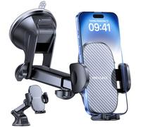Miracase Car Phone Holder for Cars Dashboard Windscreen Desk, 3in 1 Mobile phone Mount Automobile Cradle 360° Rotatable Stand for iPhone16 15 Pro Plus Max 14 13 12