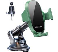 Miracase Car Phone Holder for Cars Dashboard Windscreen Desk, 3in 1 Mobile Phone Mount Automobile Cradle 360° Rotatable Stand GPS Vehicle Mount for iPhone 17 16 15 Pro Plus Max 14 13 12 11Samsung