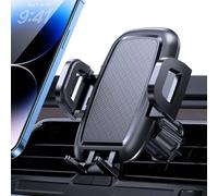 Miracase Car Phone Holder, Stable Single Steel-Hook Air Vent Car Phone Mount Cradle 360°Rotation, One Button Release Mobile Phone Holder for iPhone, Galaxy, All 4.0''-7'' Smartphones