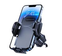 Miracase Car Phone Holder with Convenient retractable steel hook, Universal Car Phone Mount Cradle 360°Rotation for iPhone/Samsung/Onepl