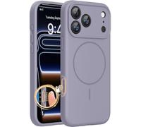 Miracase for iPhone 17 Pro Max Case, Compatible with MagSafe, Integrated Silicone Camera Control Cover, 3.0mm Thicken Shockproof Drop Protection Phone Case for 17 Pro Max,Lavender Gray