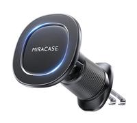 Miracase for MagSafe Car Mount【20X N55 Magnets】Magnetic Phone Holder for Car Phone Holder Air Vent【1s Installation】Mobile Phone Holder for Car iPhone 17/16/15/14/13/12 with Metal Ring Fit MagSafe Case