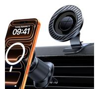 Miracase for Magsafe Car Mount, [Upgraded Steel Hook&Strong Magnets] 2 in 1 Magnetic Phone Holder for Cars Air Vent & Dashboard, Mobile Phone Cradle for iPhone 17 Pro MAX 16/15/14/13/12 & Android