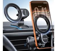 Miracase for MagSafe Car Mount【No Block Air Vent】 2 in 1 Magnetic Phone Holder for Car Air Vent Dashboard with Metal Plate【360°】 N55 Magnets for iPhone 17 Pro Max Air/16/15/14/13/12 & MagSafe Case