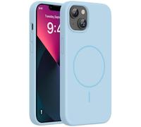 Miracase Magnetic for iPhone 13 Case, [Soft Anti-Scratch Microfiber Lining], Compatible with MagSafe, Liquid Silicone Case Shockproof Drop Protection Phone Case for 13,Clove Purple