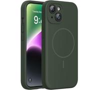 Miracase Magnetic for iPhone 14 Case, Upgraded Each Lens Protection, Compatible with MagSafe, Anti-Scratch Drop Protection Shockproof Phone Case for iPhone 14 Cover,6.1", Dark Green