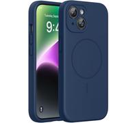Miracase Magnetic for iPhone 14 Case, Upgraded Each Lens Protection, Compatible with MagSafe, Anti-Scratch Drop Protection Shockproof Phone Case for iPhone 14 Cover,6.1",Dark Blue
