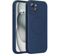 Miracase Magnetic for iPhone 15 Case 6.1",[Compatible with MagSafe] Anti-Slip,Scratch-Resistant,Lightweight,Drop Protection Shockproof Phone Case for iPhone 15 Cover(Dark Blue)