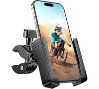 Miracase Motorcycle Bike Phone Holder【1s Quick Lock】 Universal Motorbike Phone Mount, Bicycle Handlebar Clamp for iPhone 17 16 15 14 Pro Max Plus Air Mini, Samsung S25 Ultra, 4-7” Phone