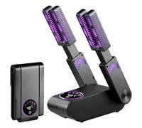 MiracDan Electric Shoe Dryer and Boot Dryer,Intelligent 55°C Fast Shoe Warmers,Portable Adjustable Rack and 4-Timer,Trainer Dryer for Football Boots, Ski Boots, Gloves, Hats, Socks, Flame Retardant