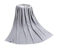Miracle Baby Blanket Newborn Gifts Soft Plush Toddlers Blankets with Dotted Backing, Essentials for Unisex, Toddlers, Boys Girls 78 x 100 cm (Grey)