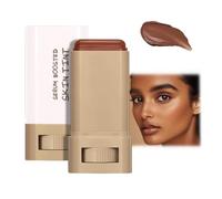Miracle Balm Foundation, Serum Boosted Skin Tint Balm, Beauty Balm Serum Boosted Skin Tint Concealer, Even Skin Tone Portable Moisturizing Essence Stick, for All Types Brightens, Hydrates(02)