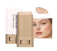 Miracle Balm Foundation, Serum Boosted Skin Tint Balm, Beauty Balm Serum Boosted Skin Tint Concealer, Even Skin Tone Portable Moisturizing Essence Stick, for All Types Brightens, Hydrates(04)