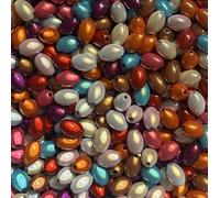 Miracle Beads Oval 3D Look Colourful Mix Pack 40 g (8 x 11 mm)