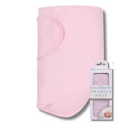Miracle Blanket Baby Sleep Wearable Swaddle Wrap for Newborn Infant Boy or Girl 0-3 Months, Garden Pink