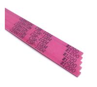 MIRACLE Ceraton Ceramic Fiber Stone 10pcs/Set for Metals Wood Mold Grinding Removal Deburr Pneumatic Air Electric Profiler Linear Ultrasonic Polisher (#1200 Red, 1x4x100mm)