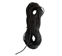 Miracle Cord 1.5mm Nylon Cord Multi-Use Extra Strong Braided String Thread for Wind-Chime Repairs Jewelry Making Crafts (Black, 15 metres)