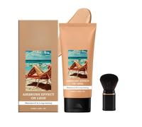 Miracle Da Paris Body Perfector Waterproof Tattoo Cover Up Makeup Full Coverage Leg Foundation Cream with Brush for Daily Wear and Events (1#)