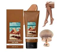 Miracle De Paris Leg Makeup, Miracle De Paris Body Coverage Perfector, All over Complexion Perfector for Legs with Brush, Tattoo Full Concealer for Blemish Waterproof Sweat-Proof Last for Days (C)