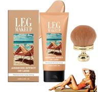 Miracle De Paris Leg Makeup, Miracle De Paris Body Coverage Perfector, All over Complexion Perfector for Legs with Brush, Tattoo Full Concealer for Blemish Waterproof Sweat-Proof Last for Days (#2)