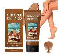Miracle De Paris Leg Makeup, Miracle De Paris Body Coverage Perfector, All over Complexion Perfector with Body Makeup Brush, Body Coverage Perfector, Waterproof&Long-Lasting&Sweat-Proof (#3, 1 SET)