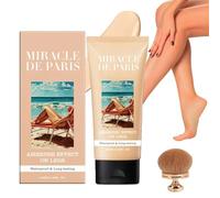Miracle De Paris Leg Makeup, Miracle De Paris Body Coverage Perfector, All over Complexion Perfector with Body Makeup Brush, Body Coverage Perfector, Waterproof&Long-Lasting&Sweat-Proof (#1, 3 SET)