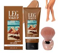 Miracle De Paris Leg Makeup, Miracle De Paris Body Coverage Perfector Waterproof, All over Complexion Perfector with Large Body Makeup Brush, Tattoo Cover up Cream, Long-Wearing Makeup (#03)