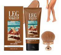 Miracle De Paris Leg Makeup, Miracle De Paris Body Coverage Perfector Waterproof, Tattoo Cover Up Cream, All Over Complexion Perfector With Extra Large Body Makeup Brush, Long-Lasting Wear (#03)