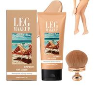 Miracle De Paris Leg Makeup, Miracle De Paris Body Coverage Perfector Waterproof, Tattoo Cover Up Cream, All Over Complexion Perfector With Extra Large Body Makeup Brush, Long-Lasting Wear (#02)