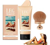 Miracle De Paris Leg Makeup, Miracle De Paris Body Coverage Perfector with Brush, Waterproof Body Coverage Perfector, All over Complexion Perfector for Legs, All Skin Tones (#1)