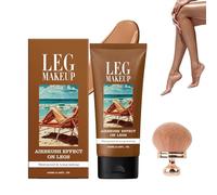 Miracle De Paris Leg Makeup, Miracle De Paris Body Coverage Perfector with Large Brush, Perfect Legs Skin Miracle, All Over Complexion Perfector, All Skin Tones (#3)