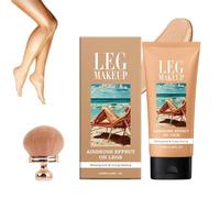 Miracle De Paris Leg Makeup, Miracle De Paris Body Perfector with Large Brush, Perfect Legs Skin Mirac-le, Body Makeup, All Over Complexion Perfector, All Skin Tones (#b)