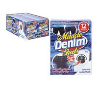 Miracle Denim Reviver Sheets - 11cm x 28cm (Pack of 12) - Premium Color-Refreshing Solution for Jeans & Jackets