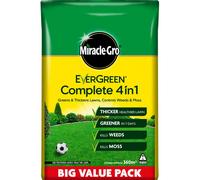 Miracle Gro 12.6kg 4-in-1 Lawn Feed Complete - 360 Square Metres Coverage
