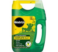 Miracle-Gro 121187 EverGreen Complete 4-in-1 Spreader, Lawn Food, Weed & Moss Control, 80 m2, Yellow