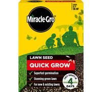 Miracle-Gro 121412 Quick GRO Lawn Seed, Child & Pet Friendly, Coverage 56m2, 1.6