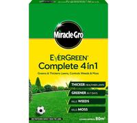 (Miracle- Gro 80m²) Evergreen Complete 4 in 1 Lawn Food Weed & Moss