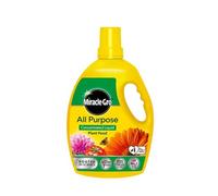 Miracle Gro All Purpose Concentrated Liquid Plant Food - Ideal for Indoor & Outdoor Plants, Promotes Healthy Growth, Larger Blooms, Strong Roots, Visible Results in 7 Days (2.5L)