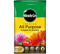 Miracle-Gro All Purpose Enriched Compost 40L Home Garden Planting Growing Soil