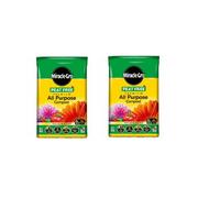 Miracle-Gro All Purpose Peat Free Compost 20L Pack Of 2