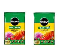 Miracle-Gro All Purpose Peat Free Compost 40L Pack Of 2