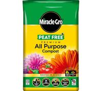 Miracle-Gro All Purpose Peat Free Compost 50L Nutrient Enriched With 3 Months Feed